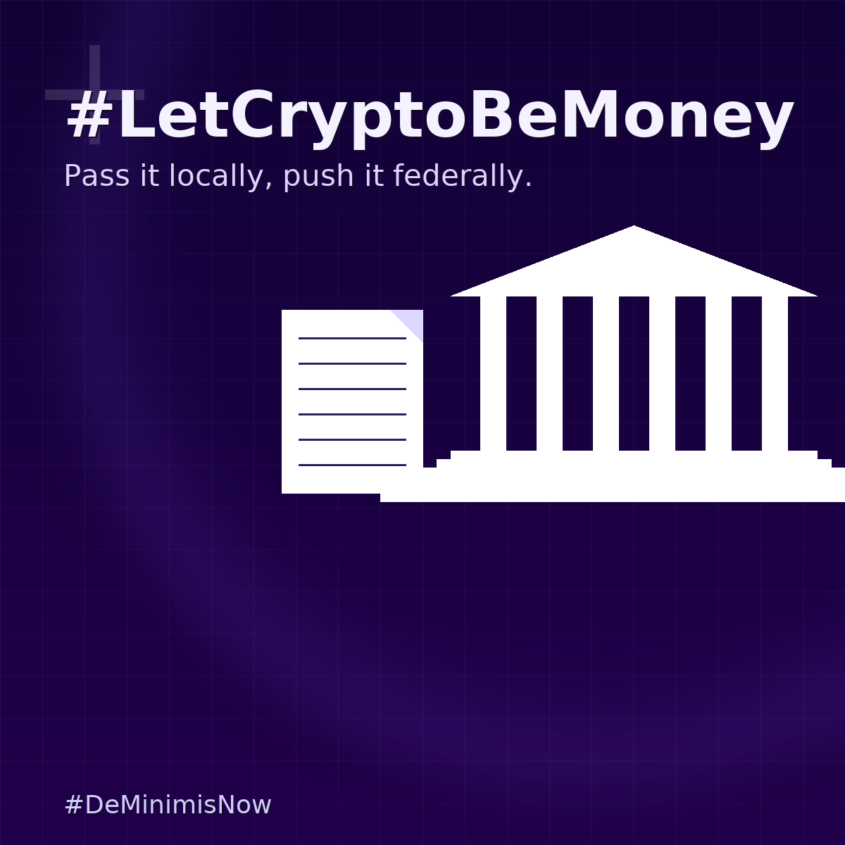 Let Crypto Be Money — A De Minimis Fix to Unlock Everyday Spending — NLCB